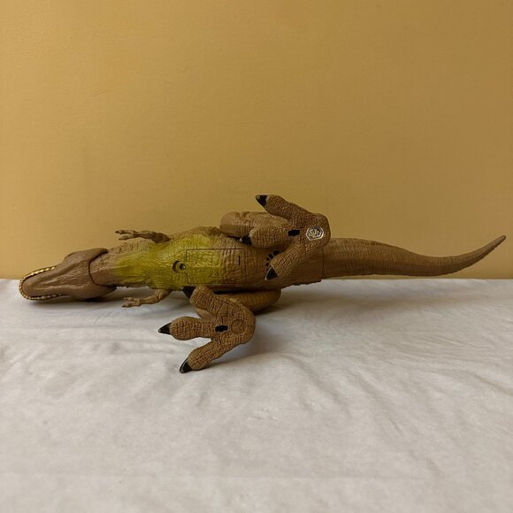 2 Jurassic World T-Rex Dinosaur Action Figures / Epic Roarin' & Thrash 'N Devour - Picture 11 of 16